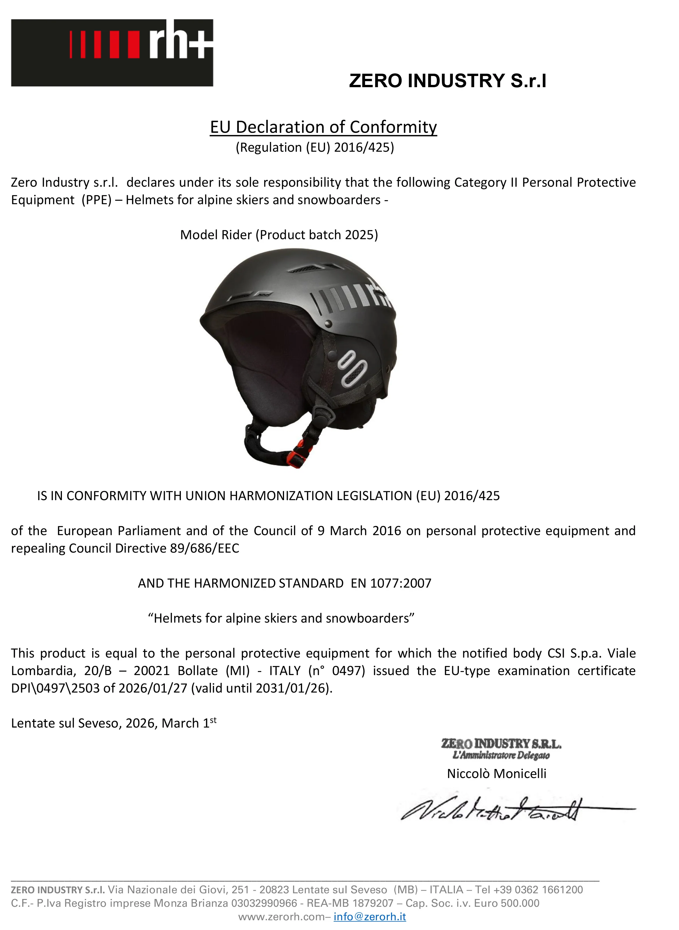 Rider Helmet - Image 2